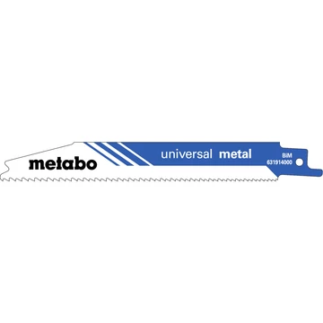 METABO Universal metal Orrfűrészlap, 150 x 0,9 mm, 2db/csomag (631911000)