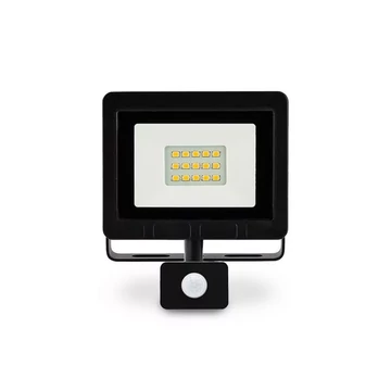 Asalite LED Reflektor Slim 10W 6500K (800 lumen) + Mozgásérzékelő Szenzor (ASAL0138)