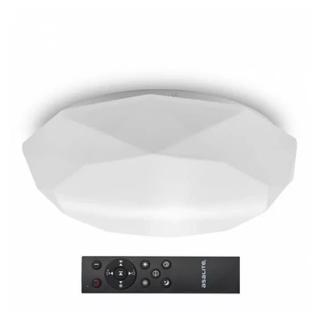 Asalite LED Mennyezeti Lámpa OLIVIA 48W 3000K/4000K/6500K (3400 lumen) Gyémánt + Távirányító CCT (ASAL0198)
