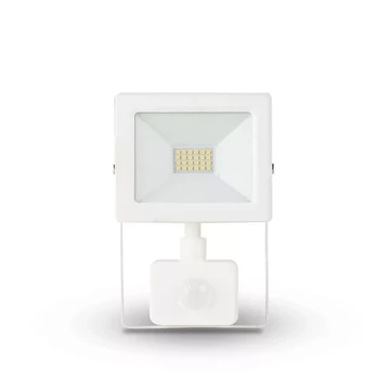 Asalite LED Fehér Reflektor Slim 20W 4500K (1800 lumen) + Mozgásérzékelő Szenzor (ASAL0294)