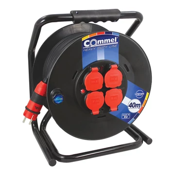 COMMEL Kábeldob HDL H07RN-F 3G1,5/30m - PVC, 1f, 16A 250V 3500W IP44 (200-366)