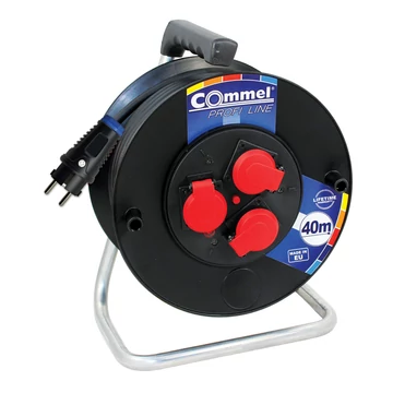 COMMEL Kábeldob PL H07RN-F 3G2,5/25m - PVC, 1f, 16A 250V 3500W IP44 (200-373)