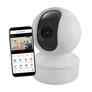 COMMEL WiFi-s kamera, FullHD, lapos felületre/menny., IP20, forgatható (270-101)
