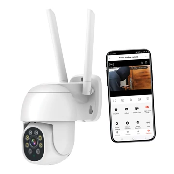 COMMEL WiFi-s kültéri kamera, 2K, lapos felületre/menny., IP65, forgatható (270-151)