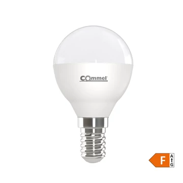 COMMEL LED izzó E14, 8W, 806lm, G45 kisgömb, 3000K (305-723)