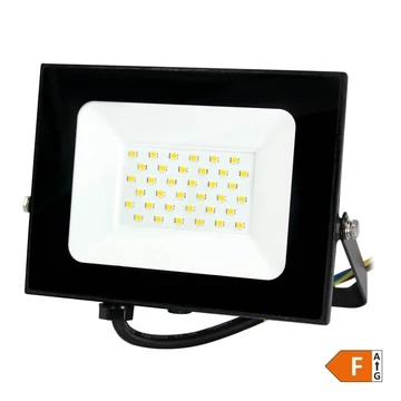 COMMEL LED reflektor Economy Line 30W, 6500K, 2550lm, IP65, fekete (306-303)