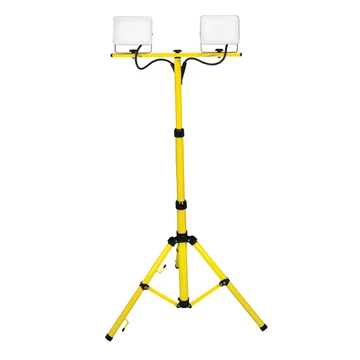 COMMEL LED reflektor, tel. állv., 2x50W, 6500K, IP44, 2x5400lm, H05RN-F 3G1/2,5 m (308-553)