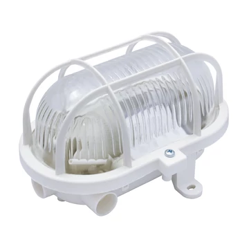 COMMEL Hajólámpa, ovál E27 230V 60W, fehér (331-112)