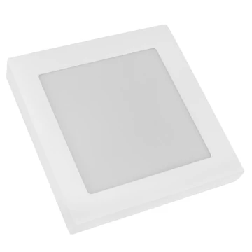 COMMEL LED panel 12W, négyzet, fk., állítható színhőm., 900lm, beép. driverrel (337-418)
