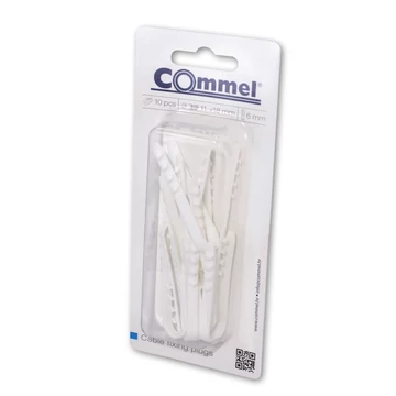COMMEL Kábelrögzítő tipli, 11-18mm - 10db/csomag (365-313)