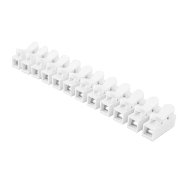 COMMEL Sorkapocs 0.5-2.5mm2/12, fehér rugós bekötés (365-409)