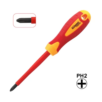 COMMEL VDE Philips (csillag) csavarhúzó, PH2 6x100mm, szigetelt, 1000V (370-213)