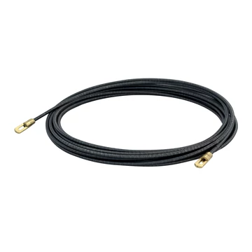 COMMEL Behúzószalag, fém, 10m, fekete, átmérő: 3mm (370-312)