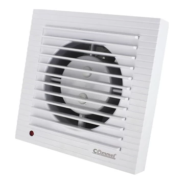 COMMEL Elszívó ventilátor, 100mm, 12W, 130m3/h, grav. zsaluval és időzítővel (420-102)