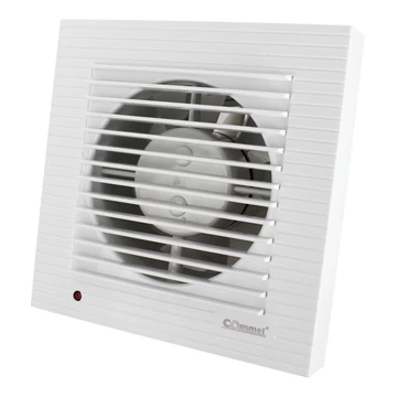 COMMEL Elszívó ventilátor, 120mm, 16W, 240m3/h, grav. zsaluval és időzítővel (420-112)
