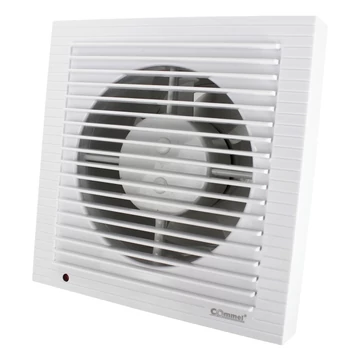 COMMEL Elszívó ventilátor, 150mm, 18W, 320m3/h, grav. zsaluval + időzítővel (420-122)