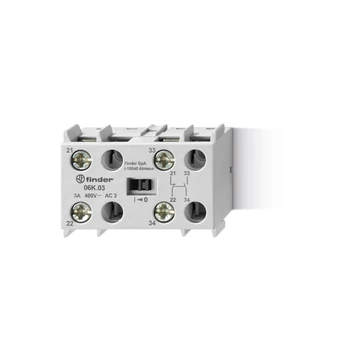 FINDER Segédérintkező a 6K.04 típusú ipari mágneskapcsolókhoz, 1 NO + 1 NC, 2 A (400 V AC-15) (06K03) (06K.03)