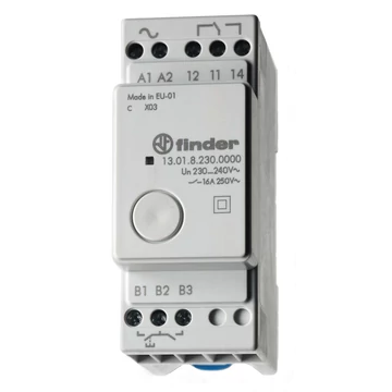 FINDER Elektronikus léptető relé, moduláris, 1 váltó, 230 V/AC (130182300000) (13.01.8.230.0000)