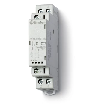 FINDER Installációs mágneskapcsoló, 25A, 24VAC/DC, IP20 (Moduláris kontraktor) (223200241320) (22.32.0.024.1320)