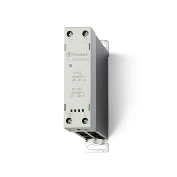 FINDER SSR relé, 15 A, kapcsolási feszültség (max.): 305 V/AC (771182308250) (77.11.8.230.8250)