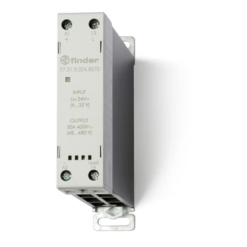 FINDER Sorbaépíthető SSR relé, 4-32VDC, 30A, 400V (773190248070) (77.31.9.024.8070)