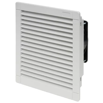 FINDER Ventilátor beép. szűrővel kapcsolószekrényhez, 24VDC, 100m3/h, 9W, 204mm (7F5090243100) (7F.50.9.024.3100)