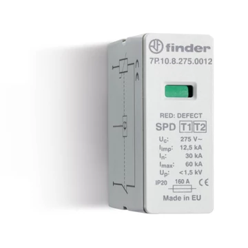 FINDER Túlfeszültség levezető tartalék modul (7P1082750012) (7P.10.8.275.0012)