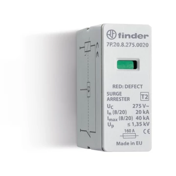 FINDER Varisztormodul, 275V, IP20 (7P2082750020) (7P.20.8.275.0020)