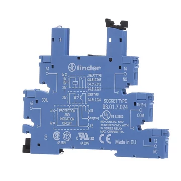 FINDER Relé foglalat, 34.xx szilárdtest reléhez (93017024) (93.01.7.024)