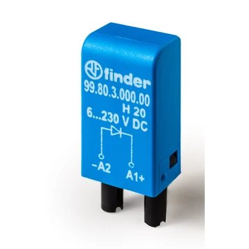 FINDER Dugaszolható modul (relé dióda modul) (9980300000) (99.80.3.000.00)