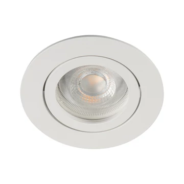 KANLUX DALLA DTO-W Dekorációs keret, Ø82mm, 12 AC; 12 DC; 220-240 AC, max 10W, Gx5,3/GU10, fehér (22437)