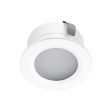KANLUX IMBER LED WW W Dekorációs LED lámpatest, 12V DC, max 1W, 3000K, 40lm, Ø30mm, IP65, fehér (23526)