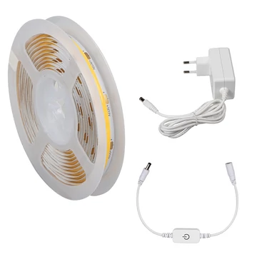 KANLUX COB SET 3m DIM-NW LED szalag készlet, 0,5m = 4W, 4000K, 0,5m = 380lm (LED szalag + tápegység + kapcsoló) (26327)