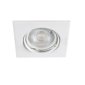KANLUX ALOR DTL-W Dekorációs keret, Gx5,3/GU10, 83x83x24mm, IP20, matt fehér (26731)