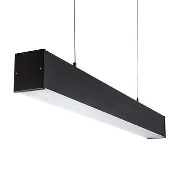 KANLUX ALIN 4LED 1X60-B Lineáris lámpatest LED T8 fénycsőhöz, 630x60x69mm, fekete (27411)