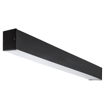 KANLUX ALIN 4LED 1X150-B-NT Lineáris lámpatest LED T8 fénycsőhöz, 1540x60x69mm, fekete (27426)