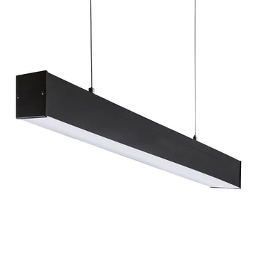 KANLUX AL 4LED 120-MPR-B Lineáris lámpatest LED T8 fénycsőhöz, 1240x60x69mm, fekete (28450)