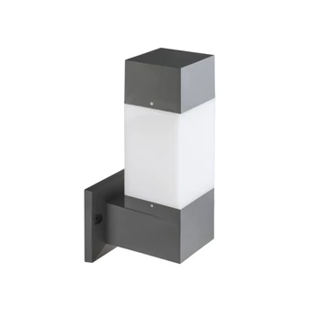 KANLUX INVO OP EL-53-L-GR Kültéri fali lámpatest cserélhető fényforrással, E27, max 20W, 435x170x170mm, grafit (29170)