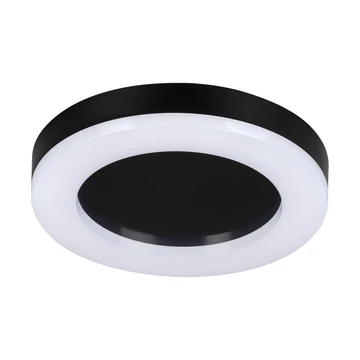 KANLUX TURA LED 24W-NW-O-B Mennyezeti LED lámpa, MILEDO, 24W, 4000K, 1800lm, Ø320x50mm, IP65, fekete (31491)
