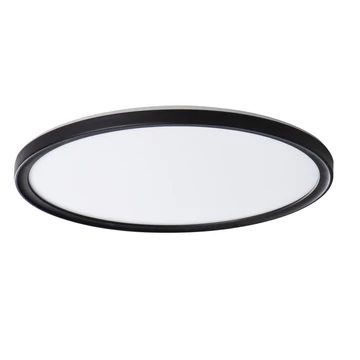 KANLUX AZPO LED 22W-NW-O-B Mennyezeti LED lámpa, Miledo, CCT, 22W, 4000K, 2000lm, Ø420x29mm, IP54, fekete (31505)