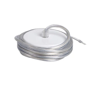 KANLUX ALIN CORD 1F-W Profil lámpatest tartozék, tápcsatlakozó, Ø80x39.45mm, fehér (32540)