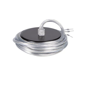 KANLUX ALIN CORD 1F-B Profil lámpatest tartozék, tápcsatlakozó, Ø80x39.45mm, fekete (32541)