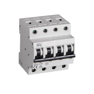 KANLUX KMB6-B10/4 Kismegszakító, 4P, B, 10A, 6kA (32593)