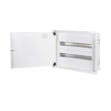KANLUX KP-DB-I-MF-224 Fém elosztószekrény, süllyesztett, 2x24P, 448x140x595mm (32639)