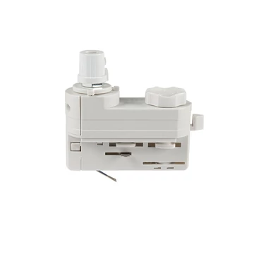 KANLUX TEAR N PADAPTOR-W Vezetősín rendszer tartozék sínes lámpához, 55x32x85mm, IP20, fehér (33266)