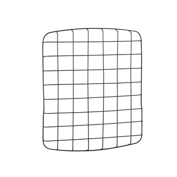 KANLUX FL AGOR HI GRID 240W Rács, reflektor tartozék, acél, fekete (33482)
