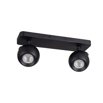KANLUX GALOBA EL-2I B Fali-mennyezeti lámpatest, GU10, 2 x max 35W, PAR16, 140x90x310mm, fekete (33675)