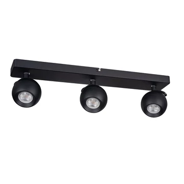 KANLUX GALOBA EL-3I B Fali-mennyezeti lámpatest, GU10, 3 x max 35W, PAR16, 150x90x530mm, fekete (33677)
