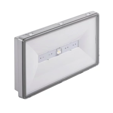 KANLUX ONTEC S W1302MATW Vészvilágító LED lámpatest, 269x144x40mm, IP65, fehér (33845)