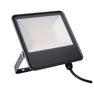 KANLUX IQ-LED FL-50W-NW LED-es reflektor, 50W, 4000K, 6000lm, 241x180x30mm, IP65, fekete (33883)